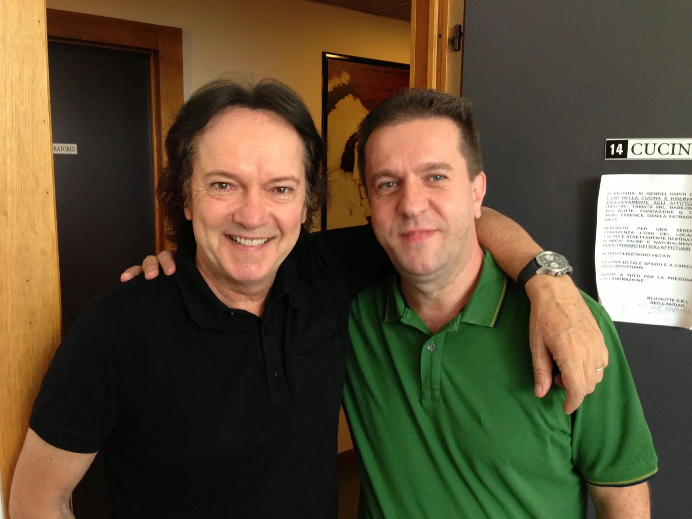 Cesare Missiroli con Red Canzian